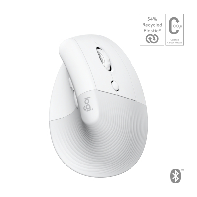 Мышка Logitech Lift for Mac Vertical Ergonomic Mouse Off White (910-006477) (U0736456)