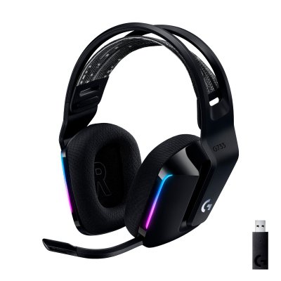 Наушники Logitech G733 Lightspeed Wireless RGB Gaming Headset Black (981-000864) (U0478037)