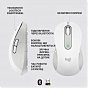 Мышка Logitech Signature M650 L Wireless LEFT Off-White (910-006240) (U0628404)