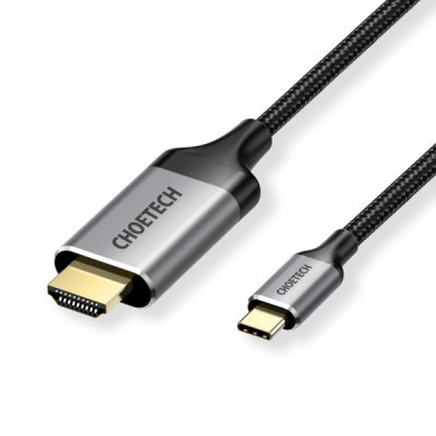 Кабель мультимедийный USB-C to HDMI 1.8m 4K 60Hz Choetech (CH0021-BK) (U0792640)