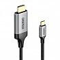 Кабель мультимедийный USB-C to HDMI 1.8m 4K 60Hz Choetech (CH0021-BK) (U0792640)