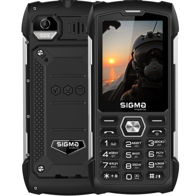 Мобильный телефон Sigma X-treme PK68 Black (4827798466711) (U0893918)