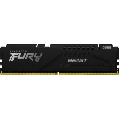 Модуль памяти для компьютера DDR5 32GB 6000 MHz Beast Black Kingston Fury (ex.HyperX) (KF560C40BB-32) (U0821862)