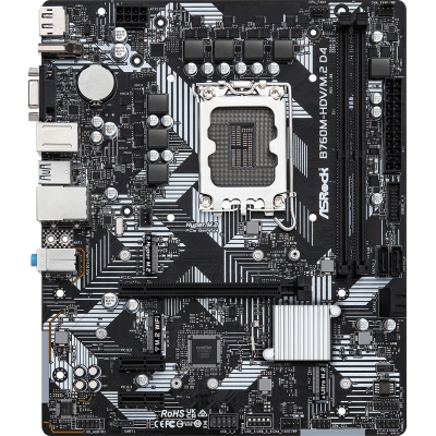 Материнская плата ASRock B760M-HDV/M.2 D4 (U0843220)