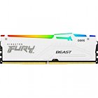 Модуль памяти для компьютера DDR5 32GB 5200 MHz Beast White RGB Kingston Fury (ex.HyperX) (KF552C36BWEA-32)