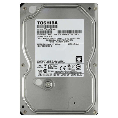 Жорсткий диск 3.5» 1TB Toshiba (# DT01ACA100 #) (U0914282)