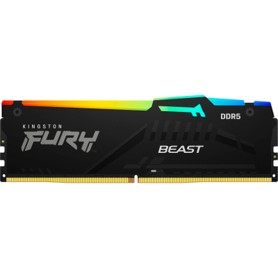 Модуль пам'яті для комп'ютера DDR5 32GB 6000 MHz Beast RGB EXPO Kingston Fury (ex.HyperX) (KF560C30BBEA-32) (U0944175)