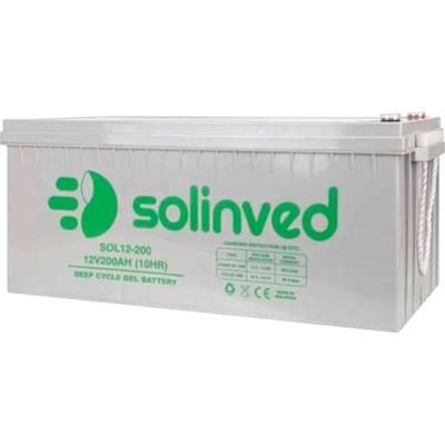 Батарея к ИБП Solinved 12V-200Ah, GEL (SLG200-12) (U0953599)