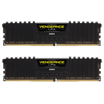 Модуль пам'яті для комп'ютера DDR4 64GB (2x32GB) 3600 MHz Vengeance LPX Black Corsair (CMK64GX4M2D3600C18) (U0862930)