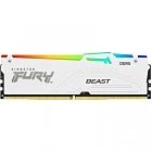 Модуль памяти для компьютера DDR5 32GB 6000 MHz Beast AM5 RGB White Kingston Fury (ex.HyperX) (KF560C36BWEA-32)