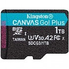 Карта памяти Kingston 1TB microSDXC class 10 UHS-I U3 A2 Canvas Go Plus (SDCG3/1TBSP)