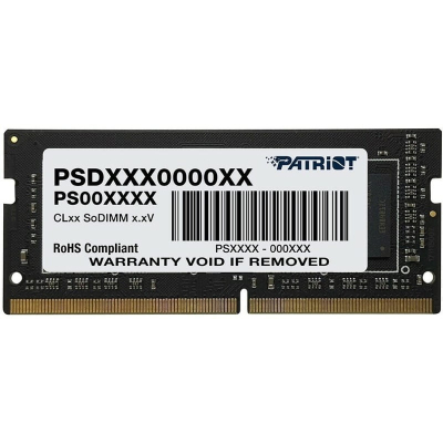 Модуль памяти для ноутбука SoDIMM DDR4 8GB 3200 MHz Patriot (PSD48G32002S) (U0971977)