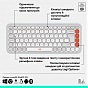 Клавиатура Logitech POP Icon Keys Bluetooth UA Off-White (920-013072) (U0972302)