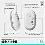 Мышка Logitech POP Mouse With Emoji Bluetooth Off-White (910-007411) (U0972296)