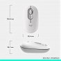 Мышка Logitech POP Mouse With Emoji Bluetooth Off-White (910-007411) (U0972296)