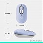 Мышка Logitech POP Mouse With Emoji Bluetooth Lilac (910-007414) (U0972300)