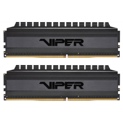 Модуль пам'яті для комп'ютера DDR4 32GB (2x16GB) 3000 MHz Viper 4 Blackout Patriot (PVB432G300C6K) (U0603187)