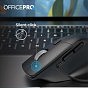 Мышка OfficePro M395B Silent Click Ergonomic Wireless Black (M395B) (U0968314)