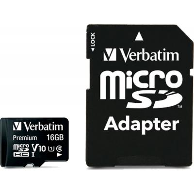 Карта памяти Verbatim 16GB microSDHC class 10 (MDAVR-10/G) (U0431950)