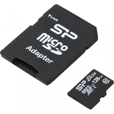 Карта памяти Silicon Power 128Gb microSDXC class 10 (SP128GBSTXBU1V10SP) (U0129279)