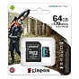 Карта памяти Kingston 64GB microSDXC class 10 UHS-I U3 A2 Canvas Go Plus (SDCG3/64GB) (U0429253)