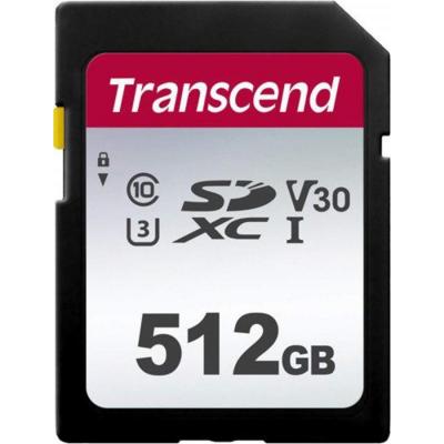 Карта памяти Transcend 512GB SDXC class 10 UHS-I (TS512GSDC300S) (U0429259)