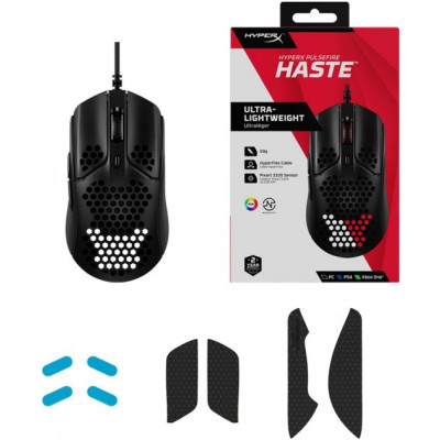 Мышка HyperX Pulsefire Haste Black (4P5P9AA) (U0615867)