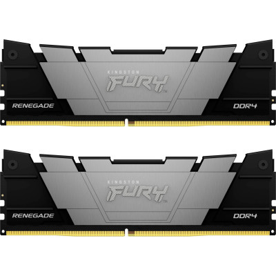 Модуль памяти для компьютера DDR4 16GB (2x8GB) 4266 MHz RenegadeBlack Kingston Fury (ex.HyperX) (KF442C19RB2K2/16) (U0893028)