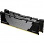 Модуль памяти для компьютера DDR4 16GB (2x8GB) 4266 MHz RenegadeBlack Kingston Fury (ex.HyperX) (KF442C19RB2K2/16) (U0893028)