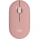 Мышка Logitech Pebble M350s Wireless Rose (910-007014)