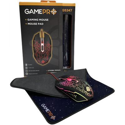 Мышка GamePro GS347 Combo 2 в 1 миша + ігрова поверхня (GS347) (U0931927)