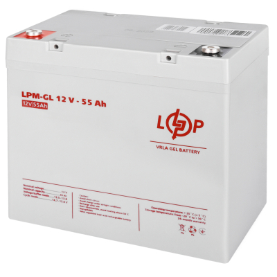 Батарея к ИБП LogicPower LPM-GL 12В 55Ач (15266) (U0738557)