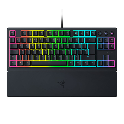 Клавиатура Razer Ornata V3 TKL RGB 84key Mecha-Membrane Switch USB UA Black (RZ03-04881800-R371) (U0872743)