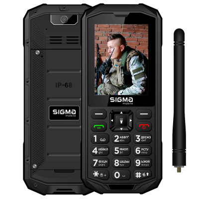 Мобильный телефон Sigma X-treme PA68 WAVE Black (4827798466612) (U0905932)