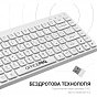 Клавиатура OfficePro SK955W Wireless/Bluetooth White (SK955W) (U0943834)