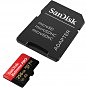 Карта памяти SanDisk 256 GB microSDXC UHS-I U3 Extreme Pro+SD Adapter (SDSQXCD-256G-GN6MA) (U0722142)