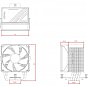 Кулер для процессора ID-Cooling FROZN A400 Black (U0912869)