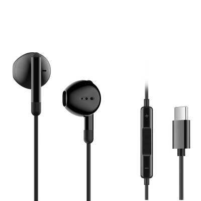 Наушники Ergo VM-730 Type-C Earphones Black (VM-730K) (U0953551)