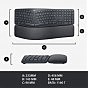 Клавиатура Logitech ERGO K860 Bluetooth/Wireless UA Black (920-010108) (U0722041)