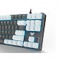 Клавиатура Aula F3287 Keycap KRGD Blue USB UA White/Grey (6948391240688) (U0826116)