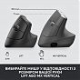Мышка Logitech Lift Vertical Ergonomic Wireless/Bluetooth for Business Graphite (910-006494) (U0736448)