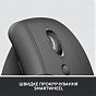Мышка Logitech Lift Vertical Ergonomic Wireless/Bluetooth for Business Graphite (910-006494) (U0736448)