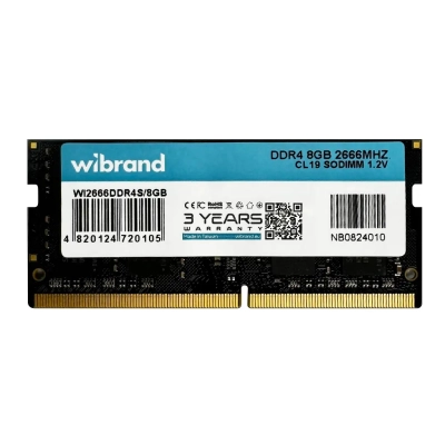 Модуль памяти для ноутбука SoDIMM DDR4 8GB 2666 MHz Wibrand (WI2666DDR4S/8GB) (U0982490)