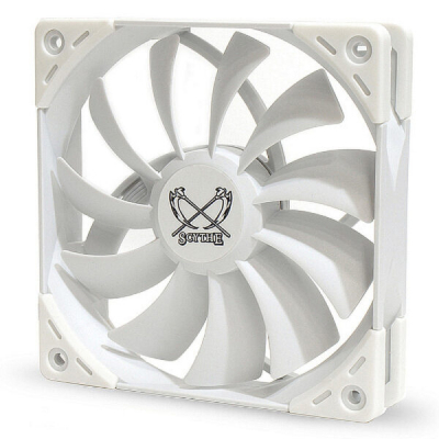 Кулер для корпуса Scythe Kaze Flex 120 White PWM (KF1225FD18W-P) (U0585392)