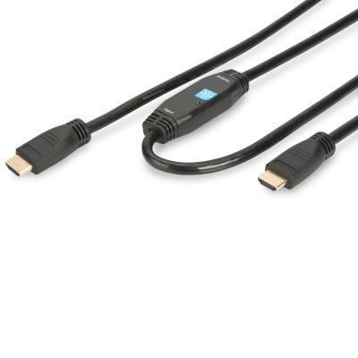 Кабель мультимедийный HDMI to HDMI 30.0m Digitus (AK-330105-300-S) (U0236870)