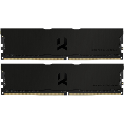 Модуль памяти для компьютера DDR4 32GB (2x16GB) 3600 MHz IRDM Pro Deep Black Goodram (IRP-K3600D4V64L18S/32GDC) (U0944121)