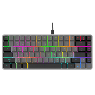 Клавіатура GamePro MK141R Red Swich Low Profile RGB USB Dark Gray (MK141R) (U0968322)