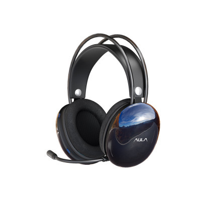 Наушники Aula S505 RGB Transparent Gaming Headset Black (6948391235479) (U0898990)