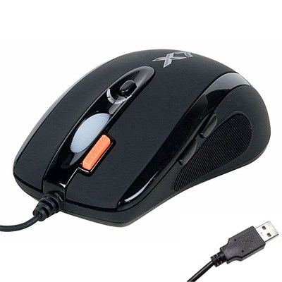 Мышка A4Tech X-718BK black (U0010948)