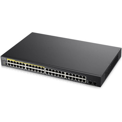Коммутатор сетевой ZyXel GS1900-48HP (GS1900-48HPV2-EU0101F) (U0617210)